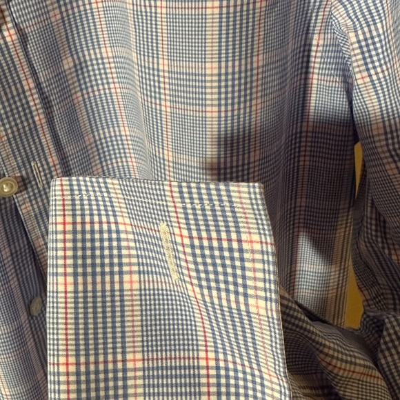 Charles Tyrwhitt Slim Fit French Cuff Checked Shirt - Picture 4 of 4